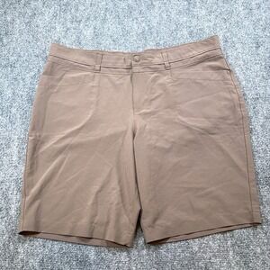 Lee Active Performance Shorts Men XL 38" Waist 10" Inseam Air Flat Front Stretch